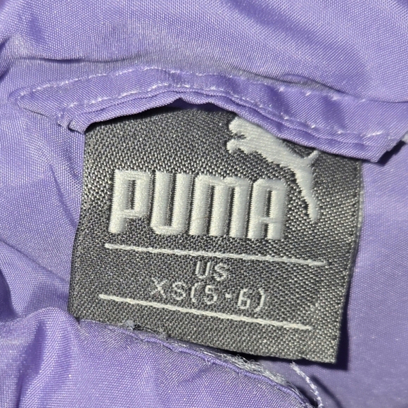 Puma Kids Girls Full Zip Puffer Vest Sleeveless Outdoor Quilted Jacket Size XS - Picture 5 of 5